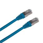 FTP patch kabel Cat5e 1m modrý 