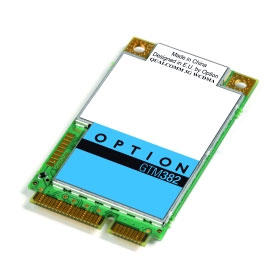 Option GTM382E GSM/3G/HSDPA/HSUPA/GPS PCI Express Mini Card