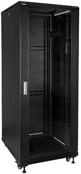 19" Rack skříň S6632/B (32U 600x600mm, pojízdná,matná)