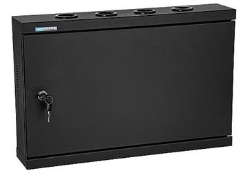 19" Rack skříň W5302/B (2U 120mm, rozvaděč, závěsná, černá)