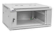 19" Rack skříň W6404ZL/W (4U 450mm, závěsná, bílá, složená)