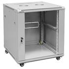 19" Rack skříň WS6612/W (12U 600mm, závěsná, pojízdná, šedá)