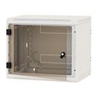 19" TRITON rozvaděč jednodílný 15U/400mm celoskleněné  dveře
