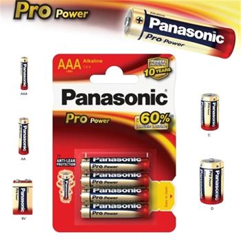 Alkalická baterie AA Panasonic Pro Power LR6 4ks