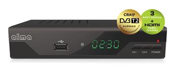 ALMA 2861 - set-top box DVB-T2 (H.265/HEVC), FTA, ověřeno CRA