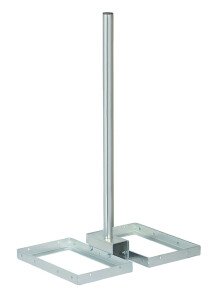 Anténní stožár ZB-1000/38+RAM2/415*265 (1m, pro pevné ploché střechy)