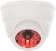 Atrapa kamery DOME s IR bílá