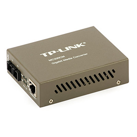 Ethernet Media Converter: TP-LINK MC200CM (multimode, 1000Mb/s, SC, 0.5km)