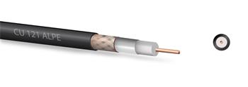 Koaxiální kabel Zircon CU 121 ALPE (75 ohm) - metráž