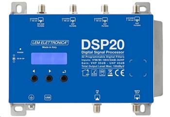 LEM DSP20-4G - programovatelný DVB-T/T2 zesilovač