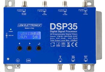 LEM DSP35-4G - programovatelný DVB-T/T2 zesilovač