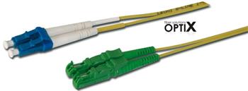 OPTIX E2000/APC-LC optický patch cord 09/125 15m