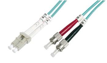 OPTIX LC-ST Optický patch cord 50/125 10m Duplex OM3