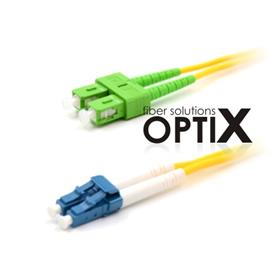 OPTIX SC/APC-LC patch cord 09/125 0,25m duplex G657A 1,8mm