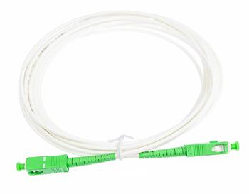 OPTIX SC/APC-SC/APC FLEXI optický patch cord G.657B3 2mm 15m bílý simplex