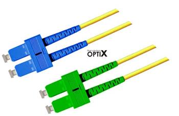 OPTIX SC/APC-SC optický patch cord 09/125 10m