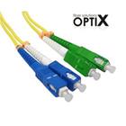 OPTIX SC/APC-SC patch cord  09/125 10m duplex G657A 1,8mm