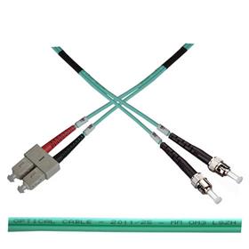 OPTIX ST-SC Optický patch cord 50/125 1m Duplex OM3