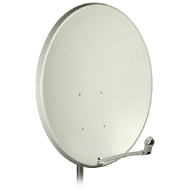 Parabola 90cm Al Corab COR-900 SA AL-J (světle šedá) - poničená