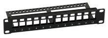 Patch panel 10” 12x Keystone