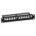 Patch panel 10” 12x Keystone