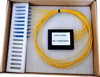 PLC Splitter ABS BOX 1:4 1260 - 1650 nm,SM PLC 2m SC/APC, GPON, G.657A2