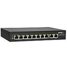 PX-S10-P8-U2-TP100HI - switch PoE 8-port + 2 RJ45