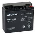 Rechargeable battery: Acumax AML 18-12 (12V, 18Ah)