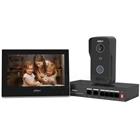 Sada videotelefonu Dahua KTP03 (vnější stanice VTO2111D-P-S3, monitor VTH2621G-P, přepínač PFS3006-4ET-36)