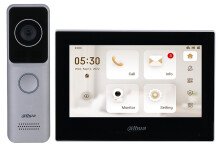 Sada videotelefonu Dahua KTW02 (vnější stanice VTO2311R-WP, monitor VTH2621G-WP, 2 napájecí zdroje 12 V/2 A)