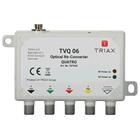 SAT / DVB-T optický přijímač / konverterTriax TVQ 06 Quatro