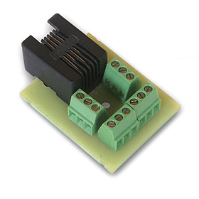 Splitter se svorkovnicí k teplotnímu čidlu DS18B20 pro Lan Controller