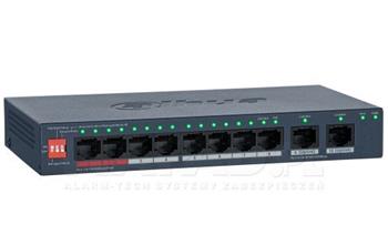 Switch Dahua CS4010-8ET2GT-110 8xFE (2x Hi-Poe, 6x af/at) 2xGE 60W