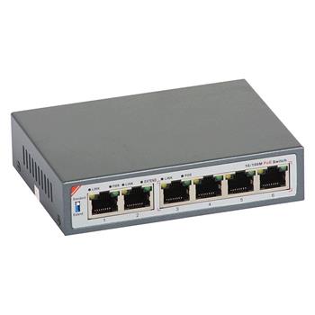Switch PoE ULTIPOWER 0064afat 802,3af/at 65W 6x RJ45 (4xPoE)