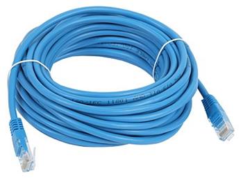 UTP patch kabel Cat6 10m modrý
