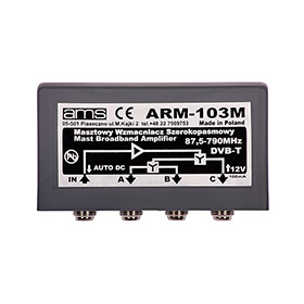 Venkovní zesilovač AMS ARM-103M (10dB, 3x výstup)